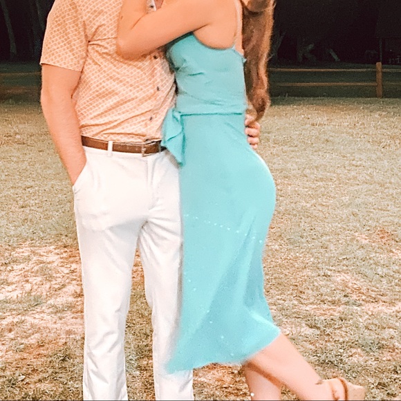 ASOS mint green wrap dress - Picture 4 of 4